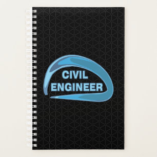 Blue Zivil Engineer Planer