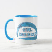 Blue Zivil Engineer Tasse (Links)