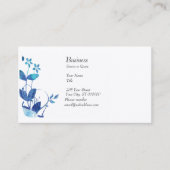 Blueattitude niedlicher künstlerischer Moder Visitenkarte (Vorderseite)