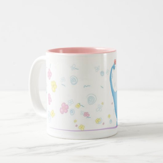 BlueBabyMug Zweifarbige Tasse (Vorderseite Links)