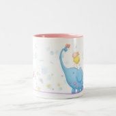 BlueBabyMug Zweifarbige Tasse (Mittel)