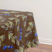 Bluebeeren auf Blätter aus Weinstein Braunboden Tischdecke (Beispiel)