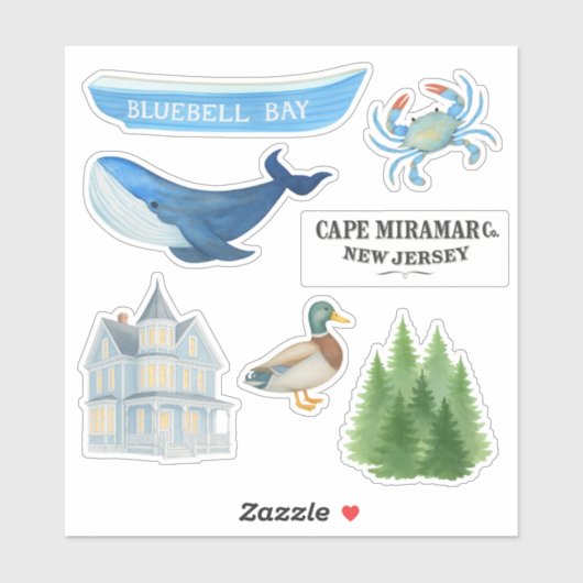 Bluebell Bay Sticker Collection 1 (Blatt)