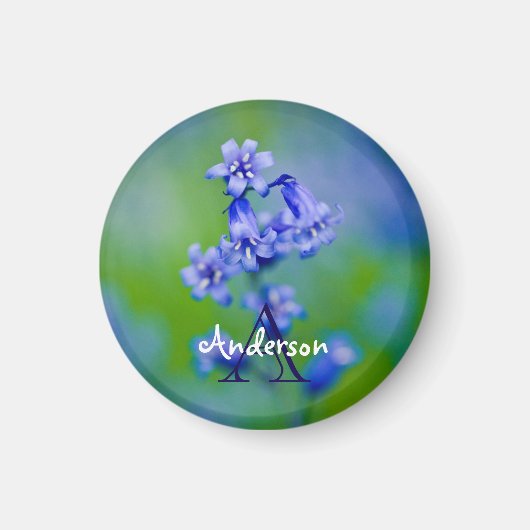 Bluebell Blume Magnet (Vorne)