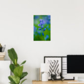 Bluebell Blume Poster (Heimbüro)