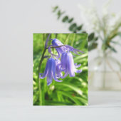 Bluebell-Blume - Postkarte (Stehend Vorderseite)