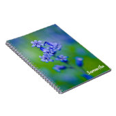 Bluebell Blume Spiral Notebook Notizblock (Rechte Seite)
