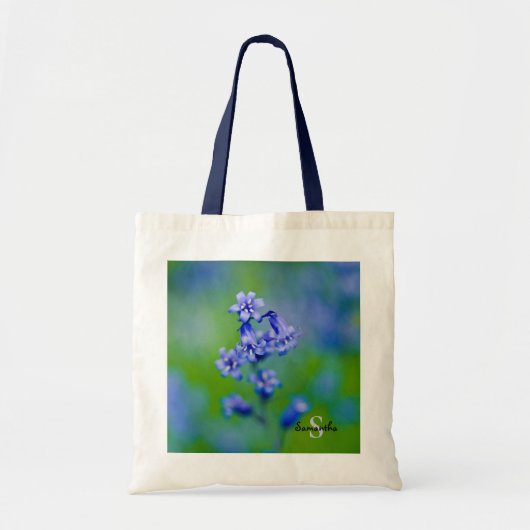 Bluebell Blume Tote Tasche (Vorne)