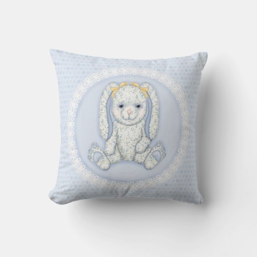 Bluebell Bunny und Polka Dots Keepake Pillow Kissen (Vorderseite)
