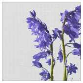 Bluebell Fabric Muster. Stoff (Nahaufnahme)