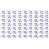 Bluebell Fabric Muster. Tischdecke (Vorderseite (Horizontal))