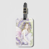 Bluebell Fairy Luggage Tag Gepäckanhänger (Vorderseite Vertikal)