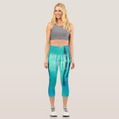 Bluebell Forest Capri Leggings (Vorderseite)