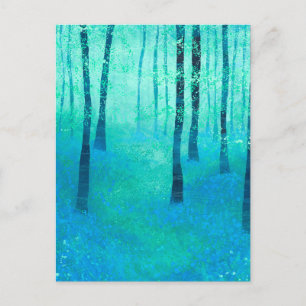 Bluebell Forest Postkarte