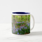 BLUEBELL HOLZ ~ 2-Ton-Tasse Zweifarbige Tasse (VorderseiteRechts)