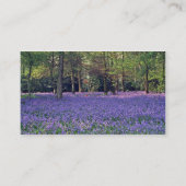 Bluebell-Holz, England-Blumen Visitenkarte (Rückseite)