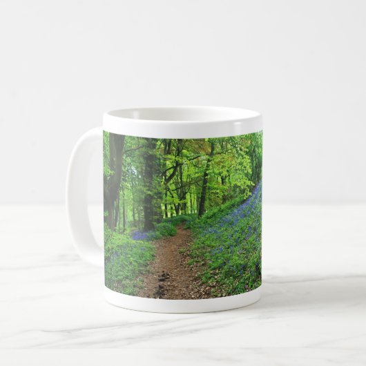 Bluebell-Holz Kaffeetasse (Vorderseite Links)