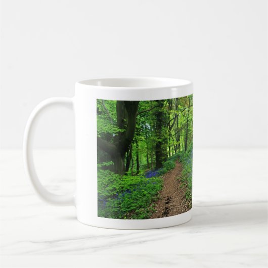 Bluebell-Holz Kaffeetasse (Links)