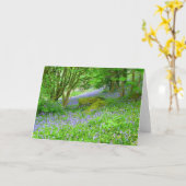 Bluebell-Holz Karte (Gelbe Blume)