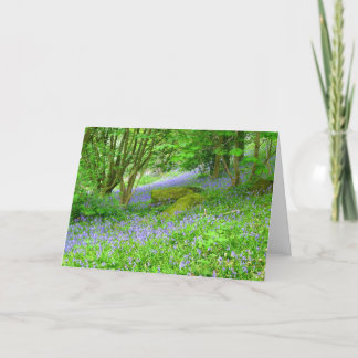 Bluebell-Holz Karte