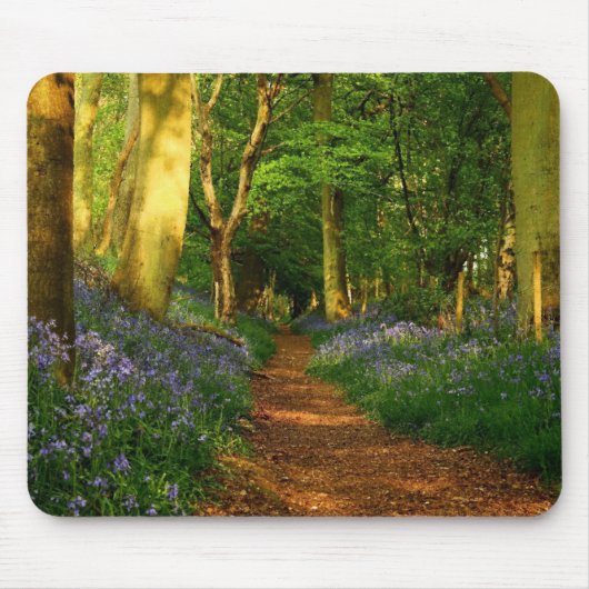 Bluebell-Holz Mousepad (Vorne)