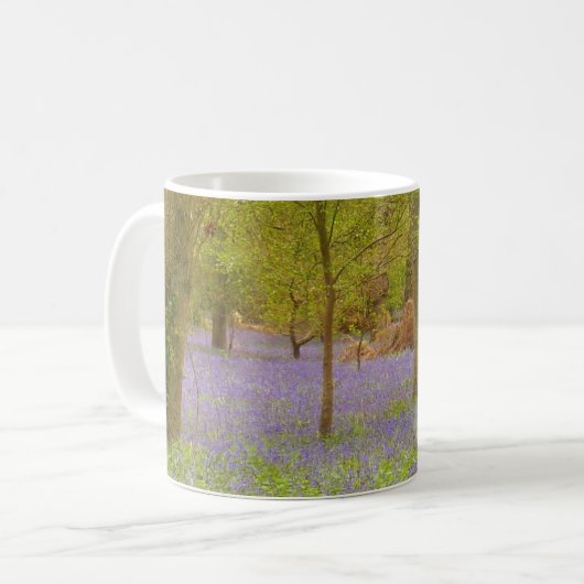 Bluebell-Holz-Tasse Kaffeetasse (Vorderseite Links)
