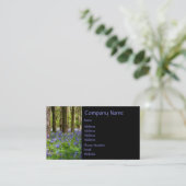 Bluebell-Holz Visitenkarte (Stehend Vorderseite)