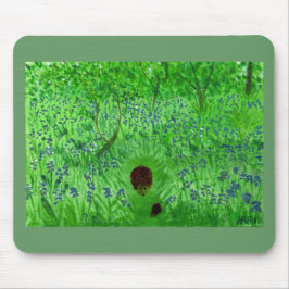 Bluebell Igels Woodland Mousepad
