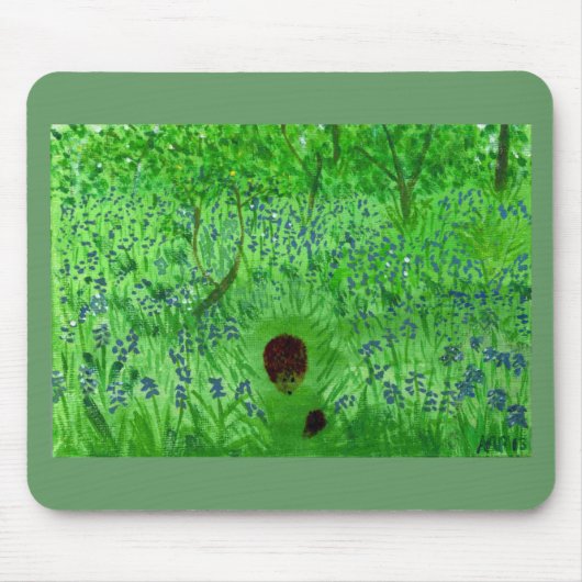 Bluebell Igels Woodland Mousepad (Vorne)