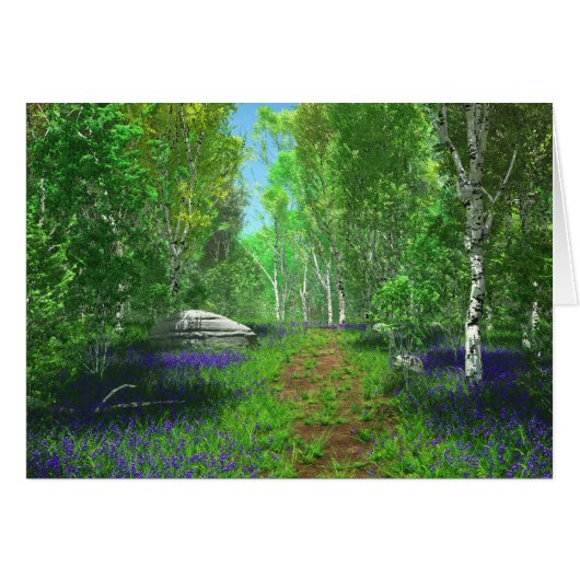 Bluebell Light Card (Vorderseite (Horizontal))