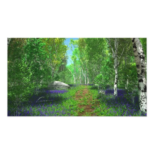 Bluebell Light Foto Print (Vorne)