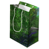 Bluebell Light-Geschenktasche Mittlere Geschenktüte (Rückseite Schrägansicht)
