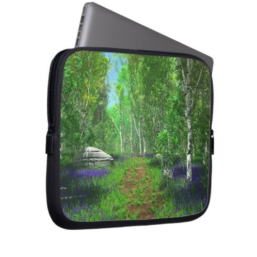Bluebell Light Laptop Sleeve (Vorne Rechts)