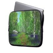 Bluebell Light Laptop Sleeve (Vorderseite Links)