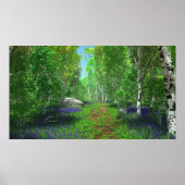 Bluebell Light Print Poster (Vorne)