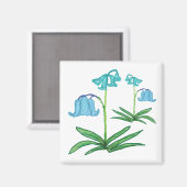 Bluebell Magnet (Vorderseite/Rückseite)