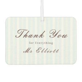 Bluebell - Personalised Thank You Air Freshener Autolufterfrischer