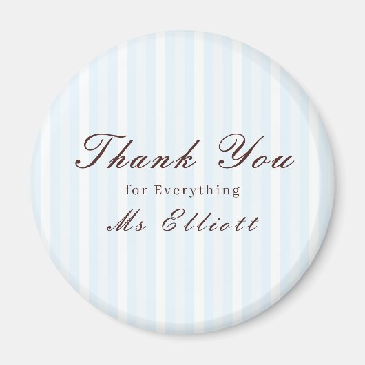Bluebell - Personalised Thank You Teacher Magnet (Vorne)