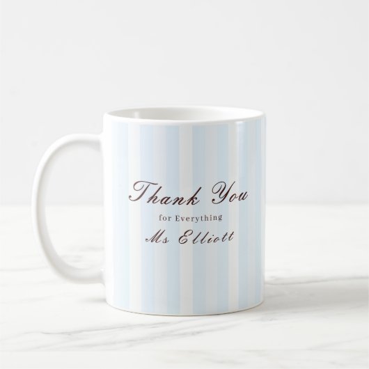Bluebell - Personalised Thank You Teacher Mug Kaffeetasse (Links)