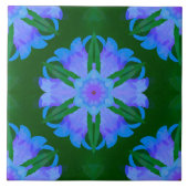 Bluebell Posies Fliese (Vorderseite)