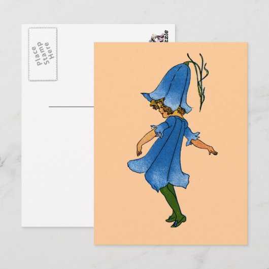 Bluebell Postkarte (Vorne/Hinten)