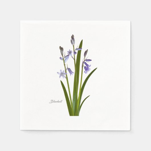 Bluebell Serviette (Vorderseite)