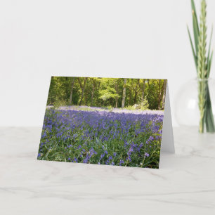 Bluebell Wood Faltkarte Karte