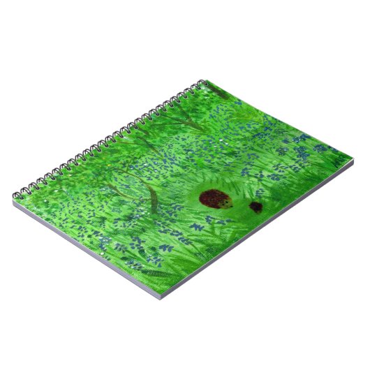 Bluebell Wood Igel Notizblock (Linke Seite)