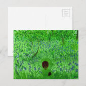 Bluebell Wood Igel Postkarte (Vorne/Hinten)