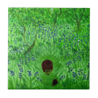 Bluebell Wood Igels Spring Woodland Fliese