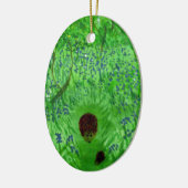 Bluebell Wood mit Igeln Keramik Ornament (Links)