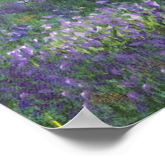 Bluebell Wood Poster (Ecke)