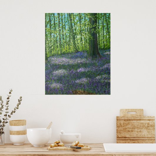 Bluebell Wood Poster (Küche)