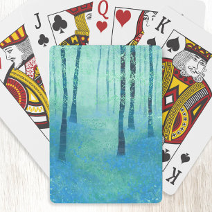 Bluebell Woodland Paiting Spielkarten
